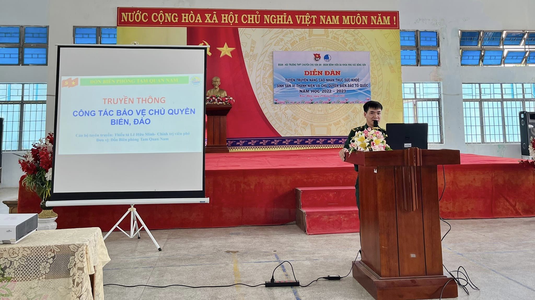 Diễn đàn tuyên truyền, nâng cao nhận thức sức khỏe sinh sản vị thành niên và chủ quyền biển đảo Tổ quốc, năm học 2022 - 2023