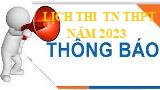 BỘ GIÁO DỤC VÀ ĐÀO TẠO CÔNG BỐ LỊCH THI TỐT NGHIỆP THPT NĂM 2023